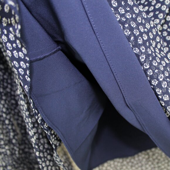 NWT Diane von Furstenberg DVF Tie-Neck Shirt Blouse - Work to Weekend Chic Style - Picture 7 of 9